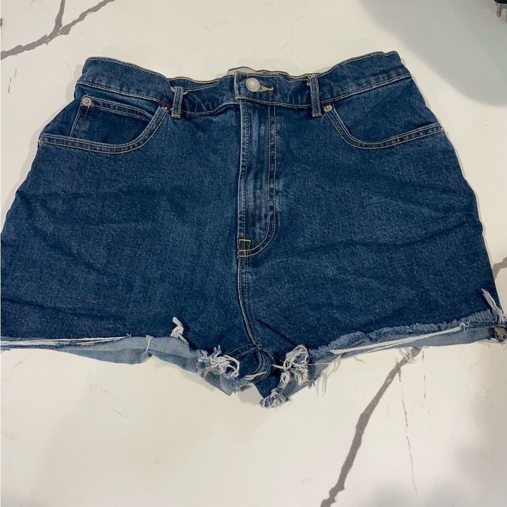 Everlane Dark Blue Jean Shorts